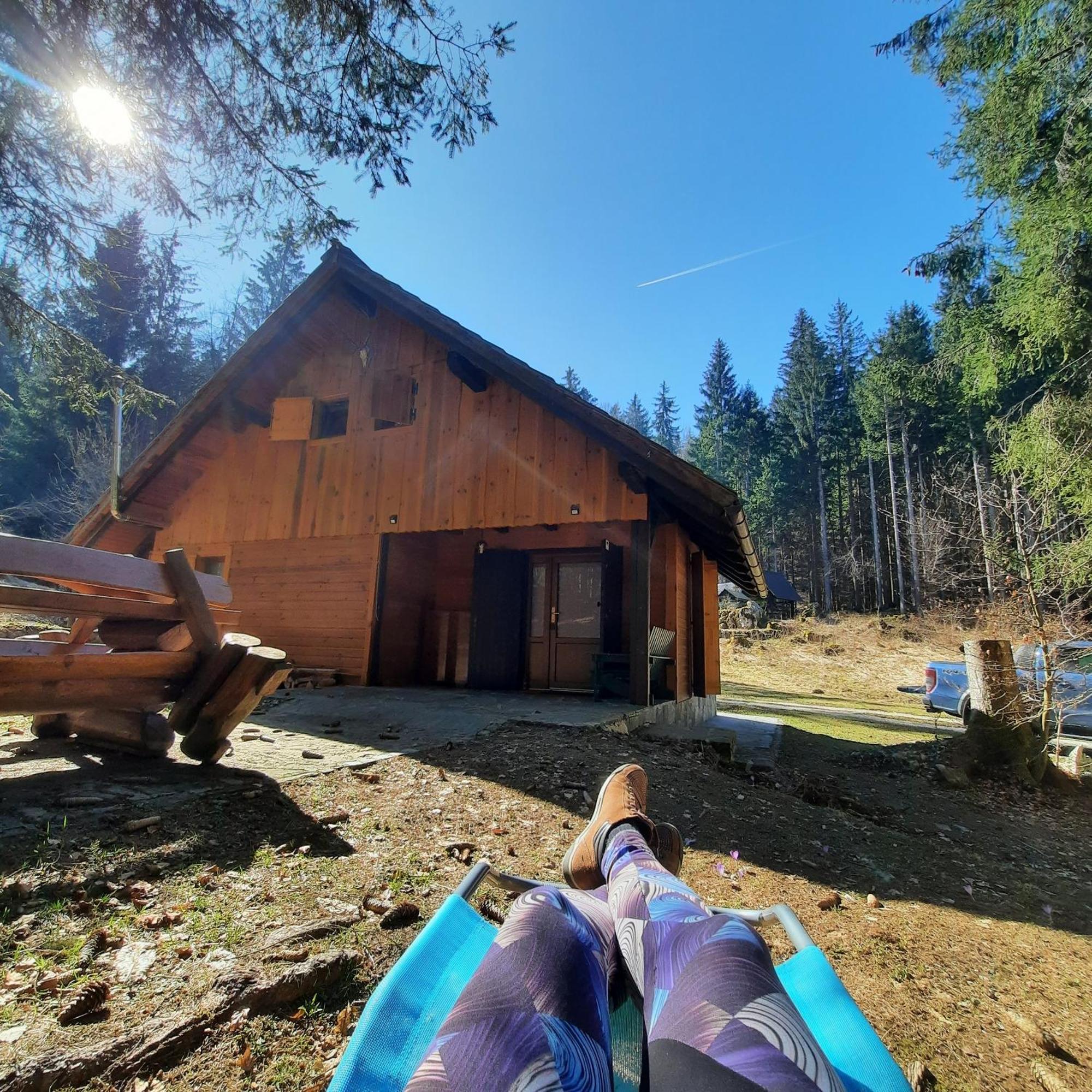 Koca V Gozdu, Forest House Near Bled Eksteriør billede